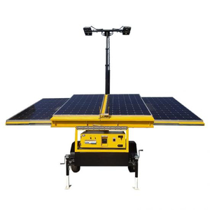 4SLT400M7 4 * 100W Tour d'éclat solaire LED